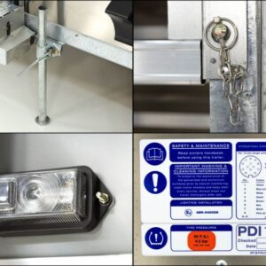 Ifor Williams Schaf-und Kälberanhänger P8G 124x250cm Höhe:153 1,4t – Bild 11