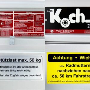 Koch Deckelanhänger Höhe:65cm 1000kg|Typ B1000|Angebot – Bild 17