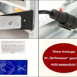 Kofferanhänger BK Höhe:180 1,3t|Rampe|Tür|1 Fenster – Bild 9