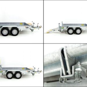 Unsinn Baumaschinenanhänger UBA 160x306cm 3,5t|Schwenk-Rampen – Bild 8