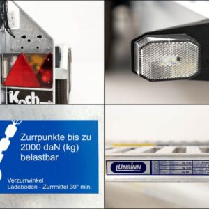 Unsinn Baumaschinenanhänger UBA 160x306cm 3,5t|Schwenk-Rampen – Bild 14