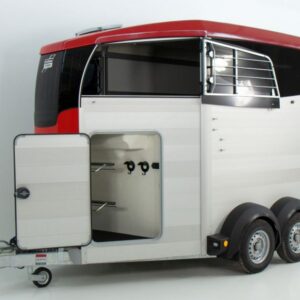 Ifor Williams Pferdeanhänger HBX 511|Sattelkammer|neues Modell|rot – Bild 3