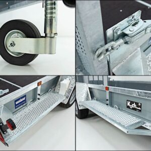 Variant Baumaschinenanhänger Maxi Load 180×400 3,5t|Rampe|Holzboden – Bild 9