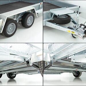 Variant Baumaschinenanhänger Maxi Load 180×400 3,5t|Rampe|Holzboden – Bild 10