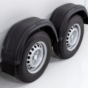 Debon Kofferanhänger Cargo H201 2,6t|Alu|Polybug|Tür|schwarz – Bild 7