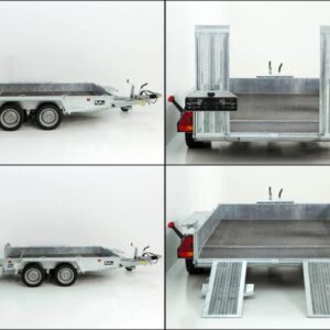 Variant Baumaschinenanhänger Maxi Load 161×305 3,5t|Skids|Beavertail Heck – Bild 7