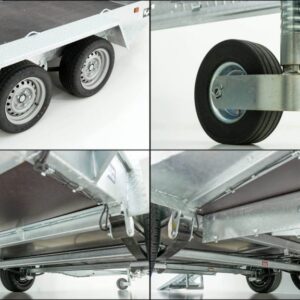 Variant Baumaschinenanhänger Maxi Load 161×305 3,5t|Skids|Beavertail Heck – Bild 6