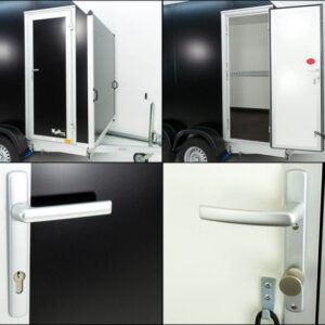 Vezeko Kofferanhänger VK Sandwich Black 2,7t|Rampe|Tür|Schräge – Bild 5