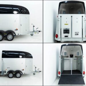Humbaur Pferdeanhänger Equitos 2000| schwarz|Aluboden – Bild 7