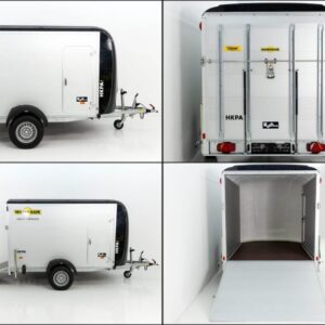 Humbaur Kofferanhänger HKPA 1,5t|Alu|Polybug|Seitentür|12 Zoll – Bild 5