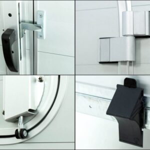 Humbaur Kofferanhänger HKPA 1,5t|Alu|Polybug|Seitentür|12 Zoll – Bild 11