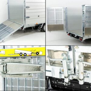 Twintrailer Multi-Heckkipper TR35-40 3,5t|192x402x140cm|TridaX – Bild 8