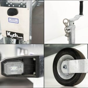Ifor Williams Baumaschinenanhänger GX105 HD 3,5t|Auffahrschienen – Bild 6