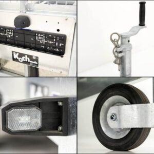 Ifor Williams Baumaschinenanhänger GX105 HD 3,5t|Auffahrrampe – Bild 8