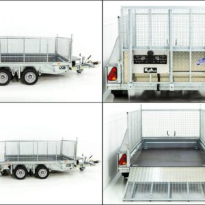 Ifor Williams Baumaschinenanhänger GX105 HD 3,5t|Auffahrrampe|Gitter – Bild 12
