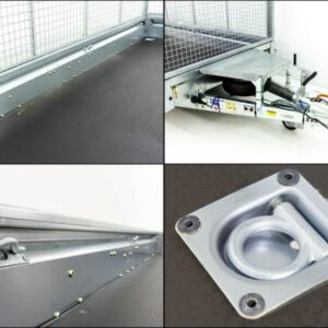 Ifor Williams Baumaschinenanhänger GX105 HD 3,5t|Auffahrrampe|Gitter – Bild 10