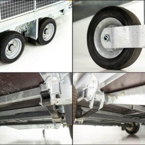Ifor Williams Baumaschinenanhänger GX105 HD 3,5t|Auffahrrampe|Gitter – Bild 8