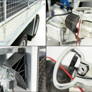 Ifor Williams Baumaschinenanhänger GX105 HD 3,5t|Auffahrrampe|Gitter – Bild 7