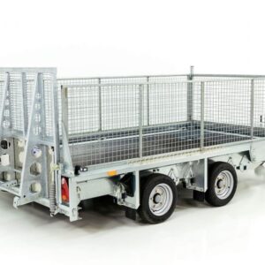 Ifor Williams Baumaschinenanhänger GX126 3,5t|Rampe|Gitteraufsatz – Bild 3
