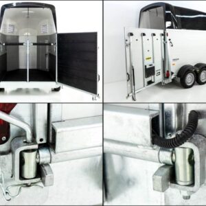Humbaur Pferdeanhänger XANTHOS 2400|Heckklappen/Türen Kombi – Bild 7