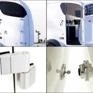 Humbaur Pferdeanhänger Maximus 2700 S|weiß|Schraubfederfahrwerk – Bild 8