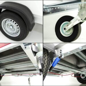 Vezeko Kofferanhänger VK Sandwich CarPort Höhe:130cm 1,3t – Bild 11