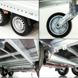 Vezeko Hochlader Anhänger J35.51|210x515cm 3,5t|Ladefläche kippbar – Bild 12