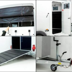Humbaur Pferdeanhänger Notos Alu 2700 S |silber| Frontausstieg – Bild 12