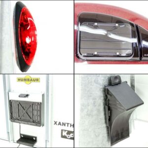 Humbaur Pferdeanhänger XANTHOS AERO 2400|purple red|Alufelgen – Bild 9
