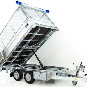 Twintrailer Multi-Heckkipper TT30-30 3,0t|120cm|Tandem|Netz – Bild 5