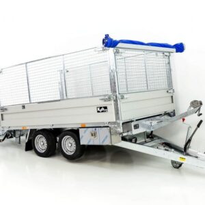 Twintrailer Multi-Heckkipper TT30-30 3,0t|120cm|Tandem|Netz – Bild 4