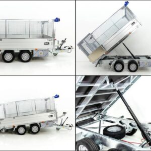 Twintrailer Multi-Heckkipper TT30-30 3,0t|120cm|Tandem|Netz – Bild 7