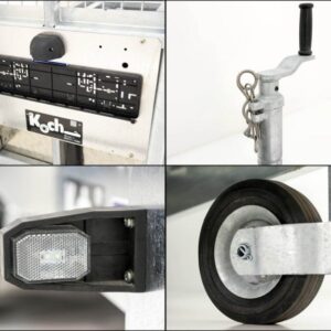 Ifor Williams Baumaschinenanhänger GX105 2,7t|Auffahrrampe| Gitter – Bild 8