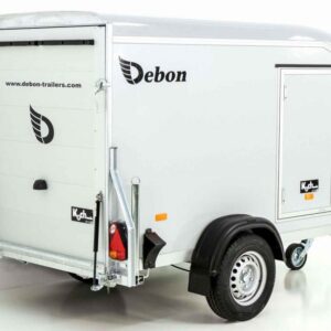 Debon Kofferanhänger DK R255 125x255cm H:156cm|grau 4 Stück weiß – Bild 5