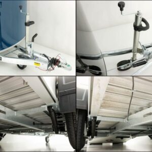 Debon Kofferanhänger Cargo H:200cm 2,0t|Alu|Polybug|Tür|blau – Bild 10