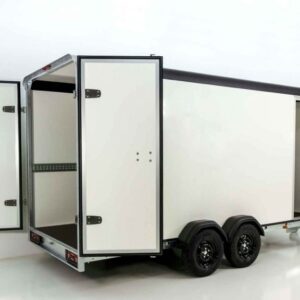Henra Kofferanhänger Boxvan black 183x465cm H:220 2,7t|Türe – Bild 4