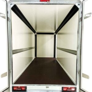 Henra Kofferanhänger Boxvan black 183x365cm H:220 2,7t|Türe – Bild 5