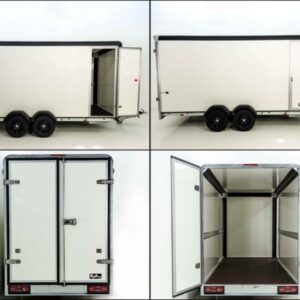 Henra Kofferanhänger Boxvan black 183x365cm H:220 2,7t|Türe – Bild 6