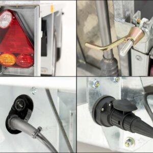 Ifor Williams Baumaschinenanhänger GX105 HD 3,5t|Auffahrrampe|Gitter – Bild 9