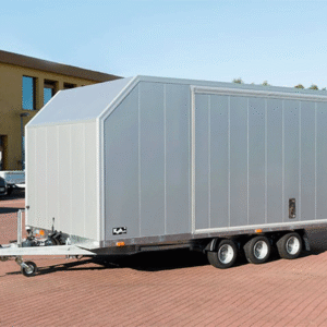 Vezeko Autotrailer Cargo Race Master H210cm 3,5t|E-Winde|silber – Bild 1