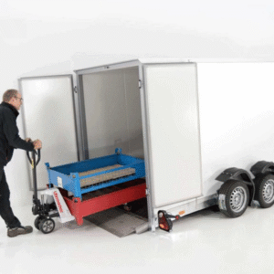 Vezeko Koffer-Absenkanhänger Höhe:190cm 2,7t|weiß – Bild 1