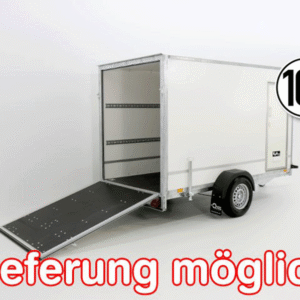Kofferanhänger BK 146x304cm Höhe:180cm 1,3t|Rampe|Tür – Bild 1