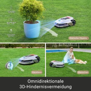 DREAME Rasenmähroboter Mower A1 bis 2000 m²-Neu - Thiam Transports – Bild 5